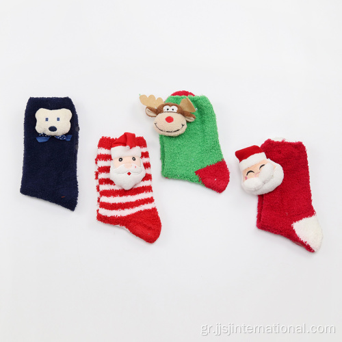 3D Doll Warm Socks Χριστουγεννιάτικες κάλτσες